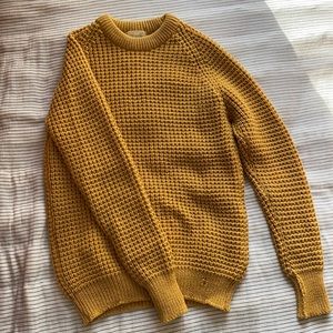 Yellow sweater